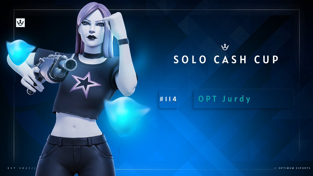 OptimumEsportGG's tweet photo. Unfortunately, no one has qualified in the Solo Cash Cup today. Better luck next time! 💙 https://t.co/nCjsul9y6H
