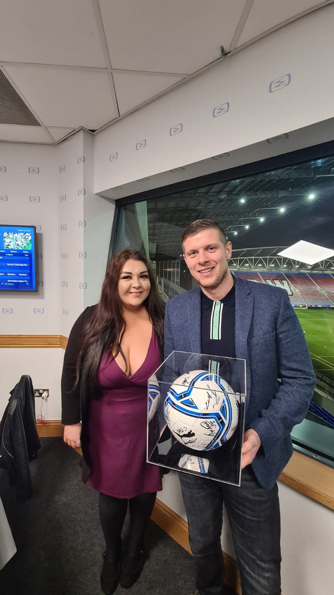 Immensely proud to be <a href="/LaticsOfficial/">Wigan Athletic</a> matchball sponsor today. Up the tics #wafc