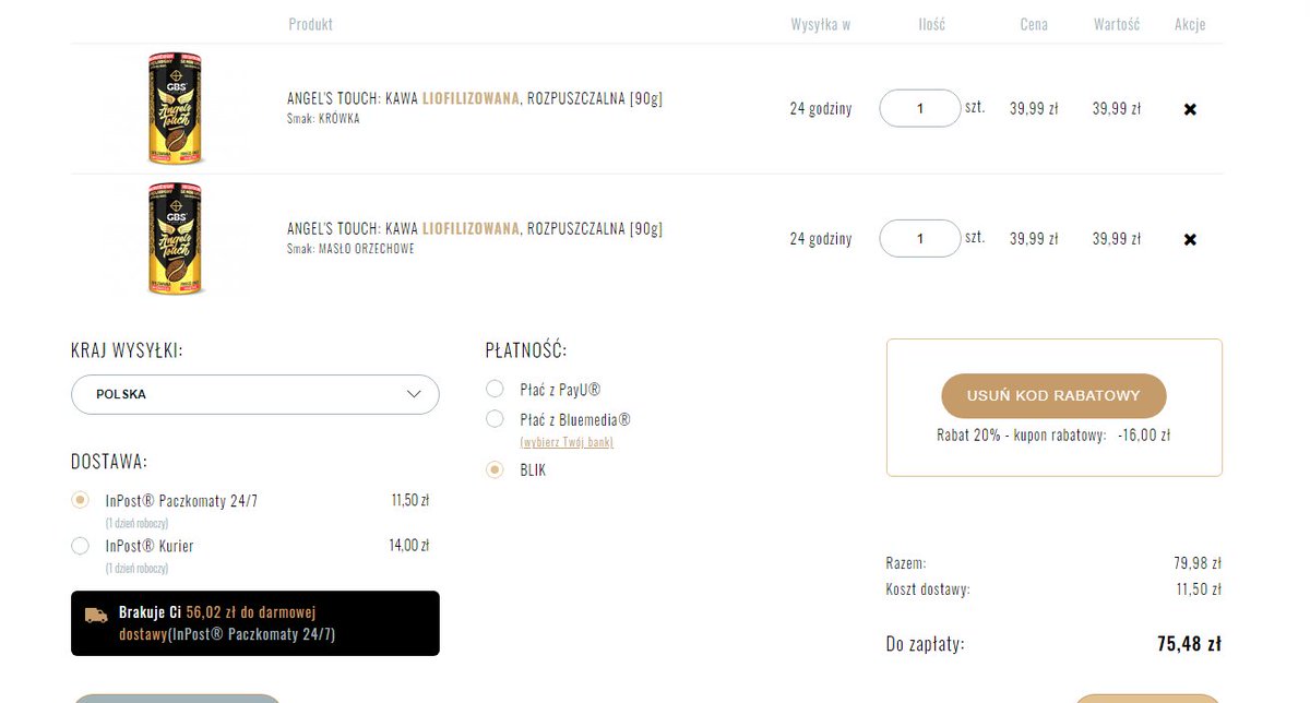 aibronfn's tweet photo. Co ale szef zamiawia kawe od GBS Najs
Ale Pamiętaj że z kodem "NoM" masz -20% na każde zamówienie! Polecam https://t.co/ckIQQyZbLs