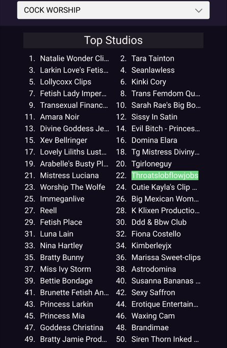 Oh shit, I'm above the GOAT @K_Klixen in the Cock Worshipping category!?!? Na, now you *KNOW* the algorithm<a class="tags" target="_blank" title="On Twitter" href="/?out=eyJ0eXAiOiJKV1QiLCJhbGciOiJIUzUxMiJ9.eyJpYXQiOjE3MjQ1NzUxOTksImlzcyI6InR3cG9ybnN0YXJzLmNvbSIsIm5iZiI6MTcyNDU3NTE5OSwiZXhwIjoxNzU2MTExMTk5LCJyZWRpcmVjdF91cmwiOiJodHRwczovL3R3aXR0ZXIuY29tL0tfS2xpeGVuIn0.tz0zW2X1fWh3IO82q23wkfaMgtzH4ZYNsm93isPGqXUIrF-7bmTmNa4mVm_4-gGZmTN2oZ_197VAZcvnM019Iw">@K_Klixen</a><a href="/tag/blowjob"class="tags"><span>#blowjob</span></a><a href="/tag/footjob"class="tags"><span>#footjob</span></a><a href="/tag/flowjob"class="tags"><span>#flowjob</span></a>
