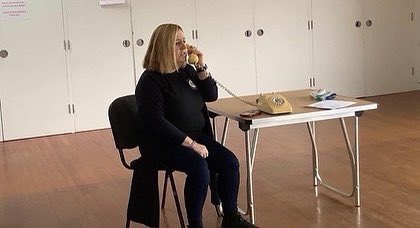 Stagezoneyouth's tweet photo. We danced, we sang, and we improvised an important phone call with a #retrophone. But most of all, we had #fun.  #wicked #chorusline #musicaltheatre #SaturdayMorning #choreography #oneshortday #hats #youthgroup #carnondowns @TruroHour @secrettruro @amdramcouk #truro https://t.co/24I9mLghhS