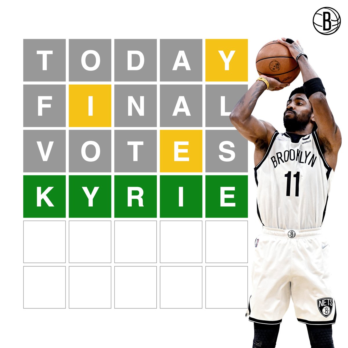 BrooklynNets's tweet image. RT to send Kyrie to the All-Star Game

@KYrieIrving x #NBAAllStar