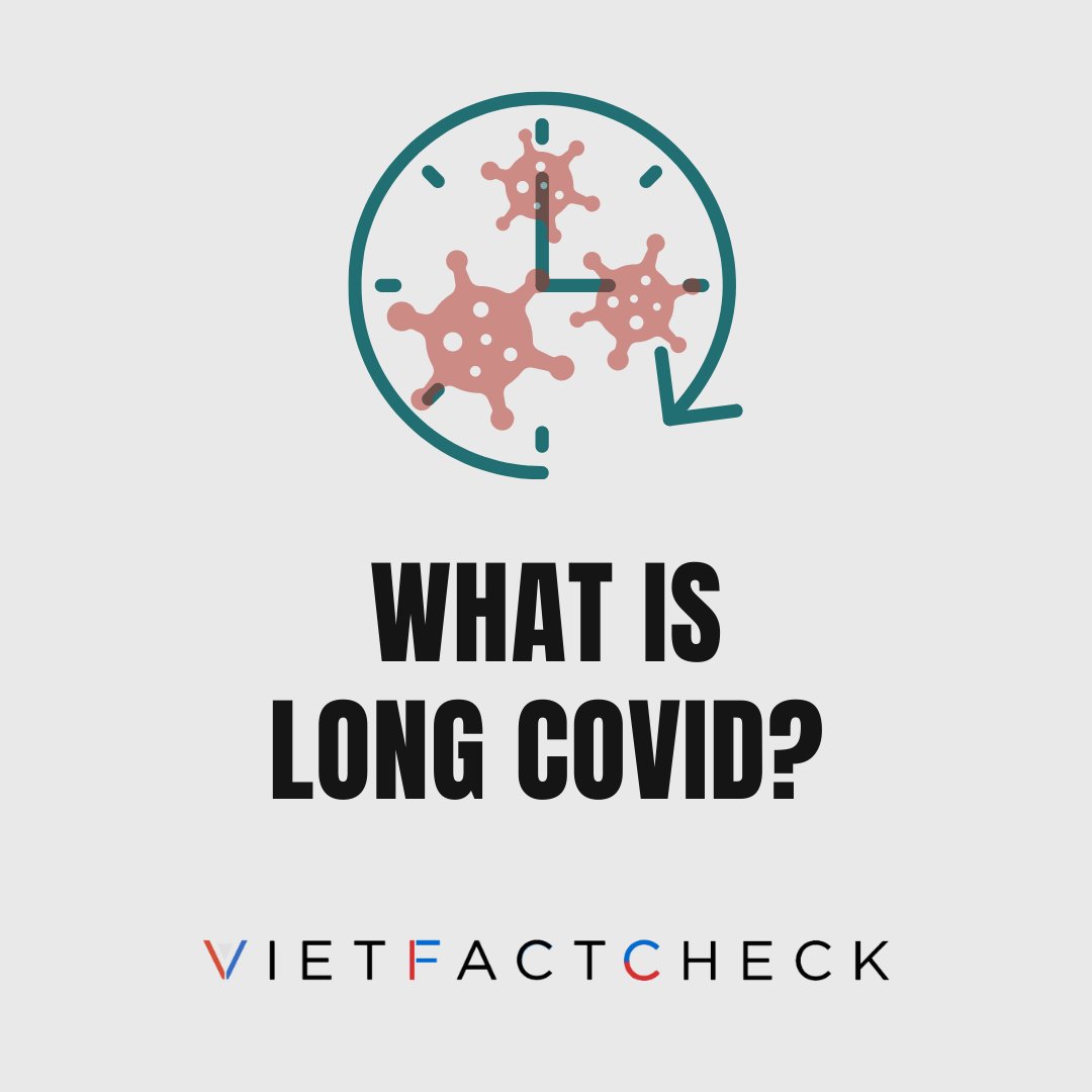 VietFactCheck's tweet photo. NEW EXPLAINER: What is long COVID? 🧵
Full article ➡️ https://t.co/Ixn7ziBx2u
#VietFactCheck https://t.co/o5CKj76OQa