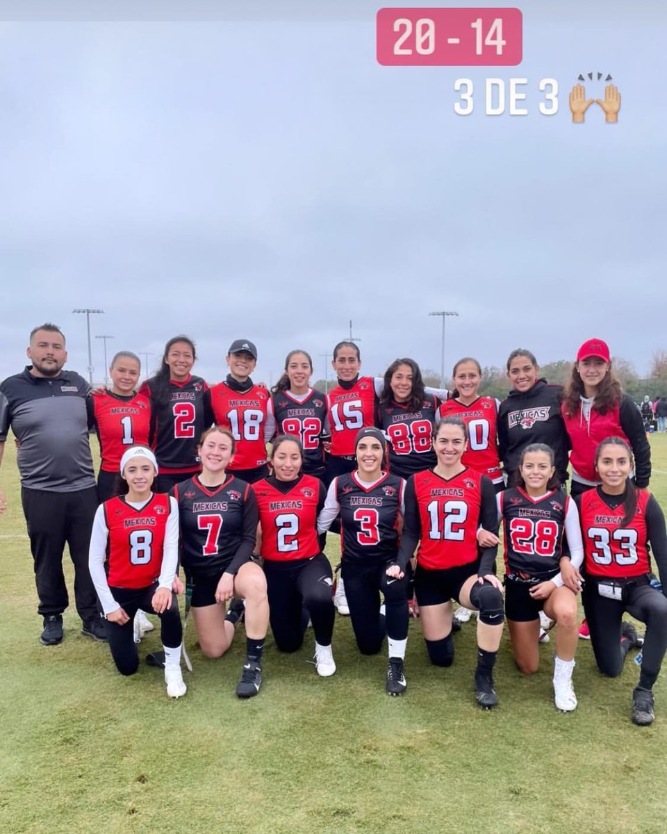 NarradorTochito's tweet image. INVICTAS.

Con dos victorias, Mexicas cerró su participación en la fase de grupos del @ffwctour y clasificaron invictas a los playoffs.

- Run N Gun 12-21 Mexicas
- Academy 14-20 Mexicas

Mañana jugarán a las 7:35hrs contra Fruition.