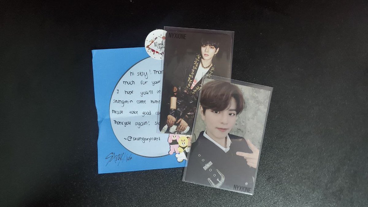 Nyxione's tweet photo. Hi @seungskycart, sorry for the late feedback >< Seungmin came home safely! Thank you so much for letting me adopt him and for the safe packaging ๐
#SSC_Feedbacks https://t.co/JapJIjPeVh
