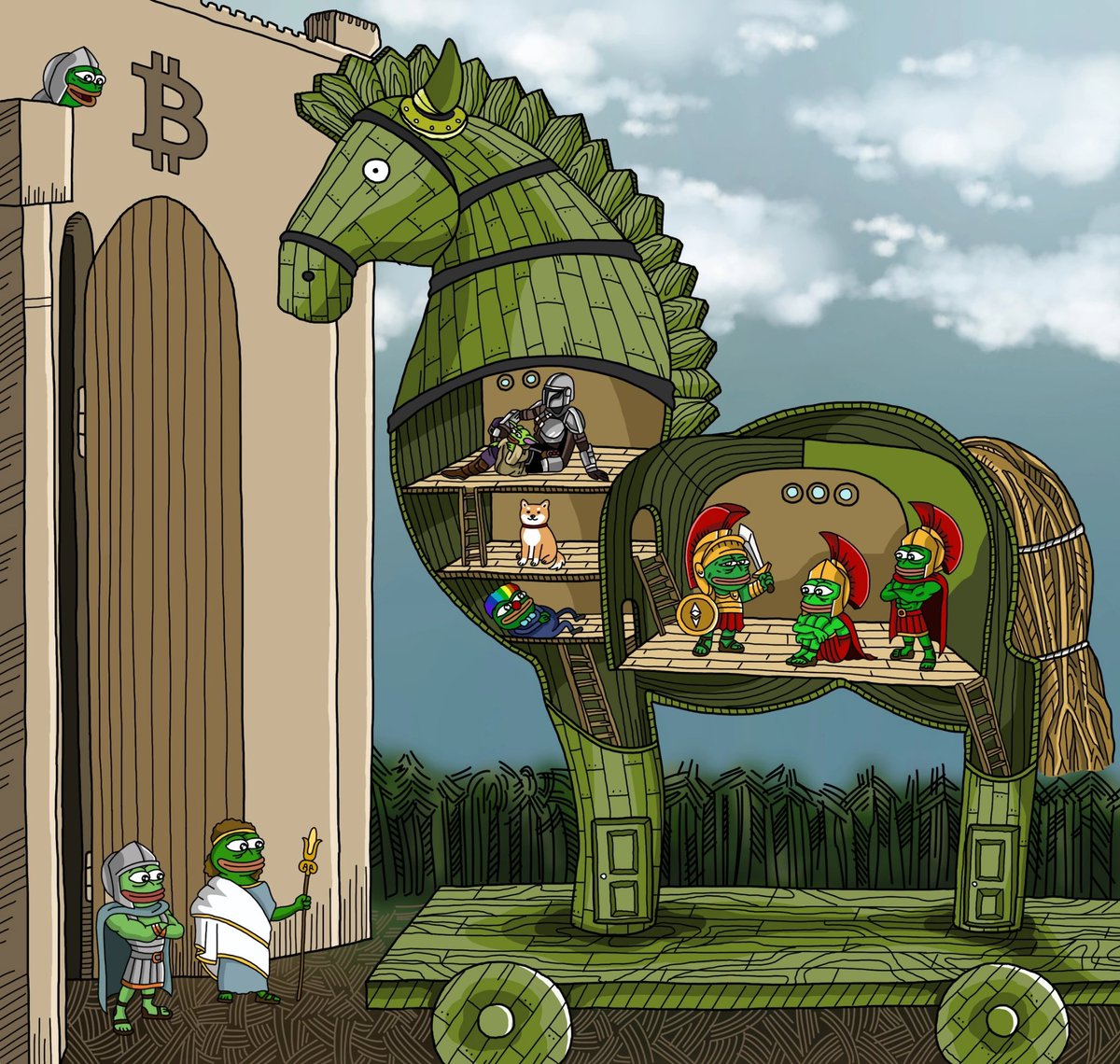 Trojan Pepe at @withFND 🐸
<a href="/jaggedsoft/">jagged</a> <a href="/jaggedVIP/">SKOPfather</a>
#pepethefrog #frogfam #nft #NFTCommmunity #SHIBA
foundation.app/@Gudvin/~/1314…