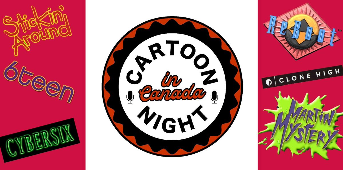 We're proud to officially announce CARTOON NIGHT IN CANADA, a nostalgic podcast exploring the world of Canadian animation and attempting to define what makes it unique!

Starting next week, new episodes will be released every Saturday morning!!

Follow us for more updates!