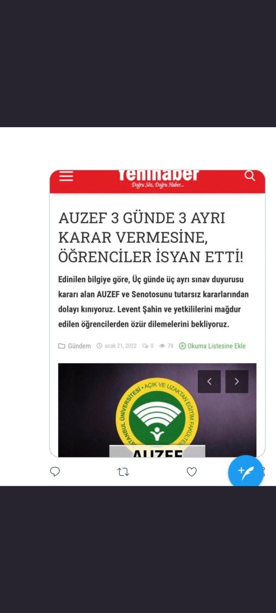 #auzefpismanlıktır