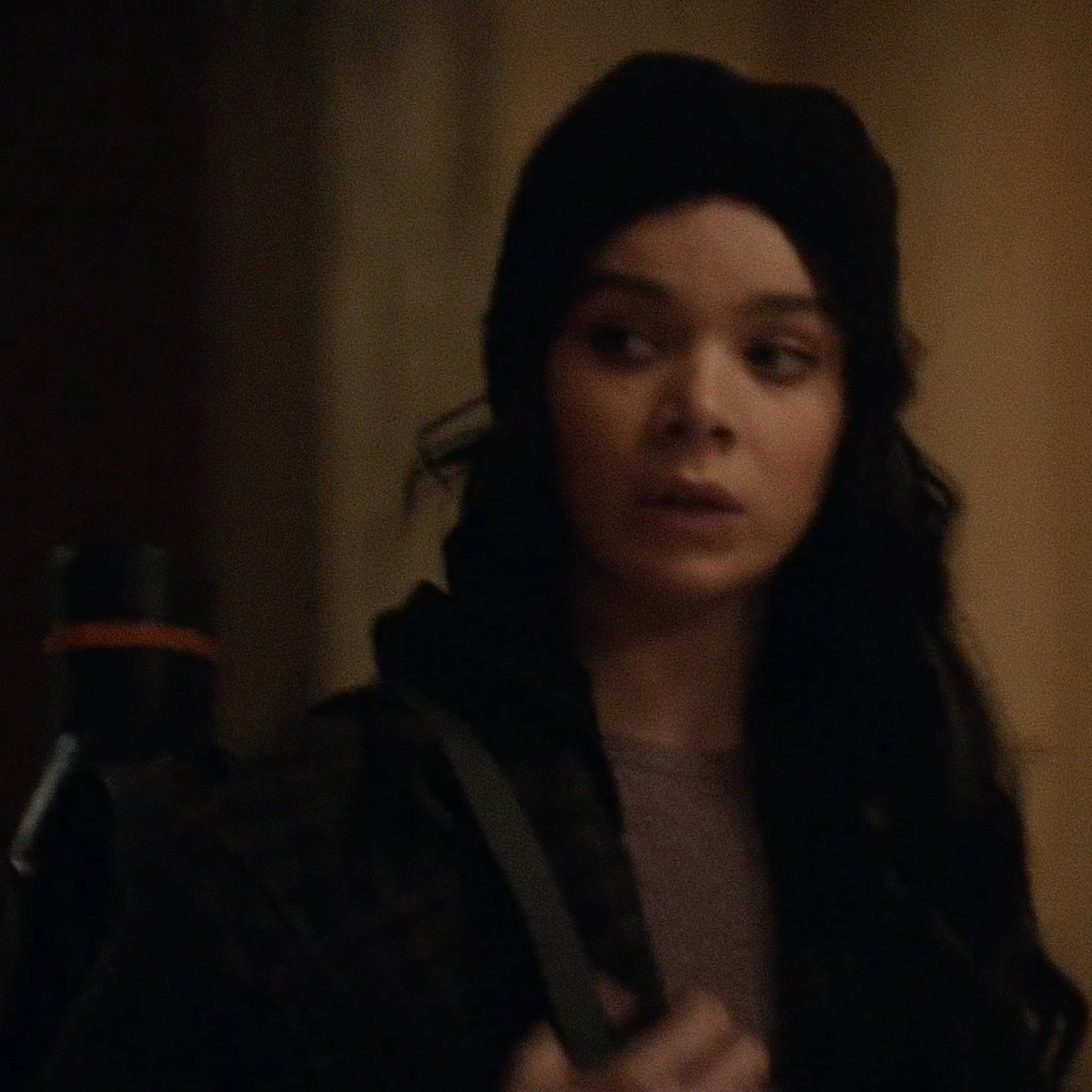 archivesbishop's tweet image. kate bishop looks so cute in beanies