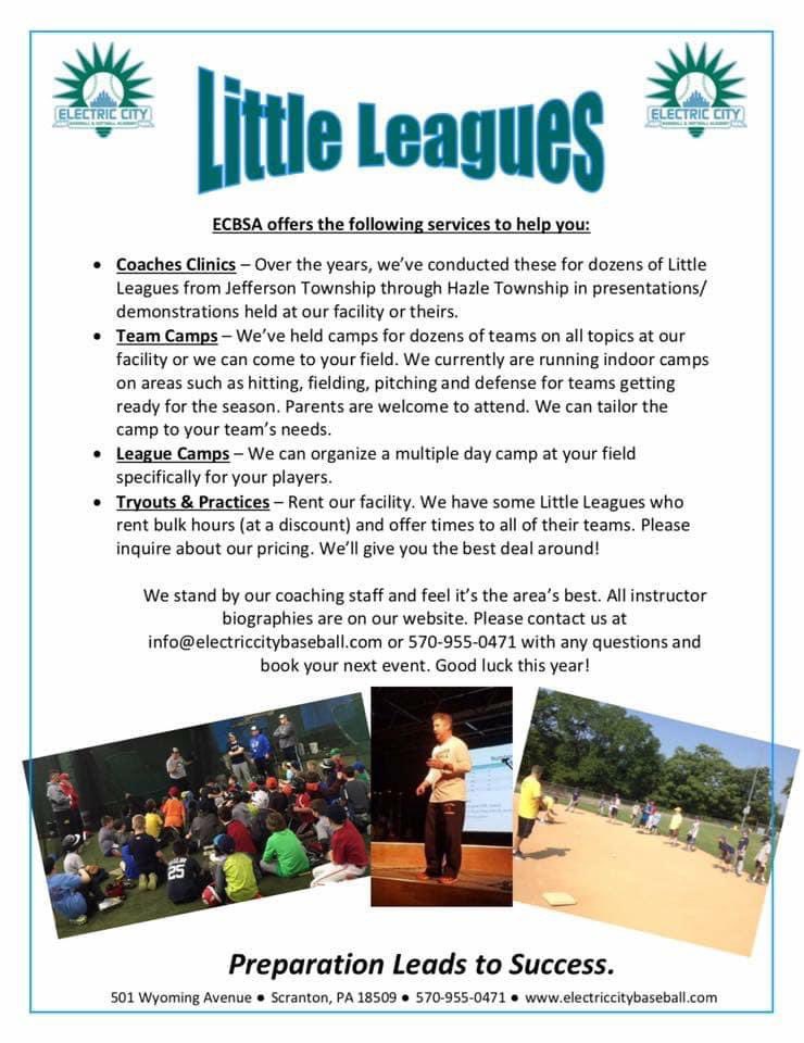 ECBSA's tweet photo. ⚾️ 🥎 Please check out our website for information on upcoming camps, private lessons, rentals and other services. #ECBSA https://t.co/YshVL92Nya