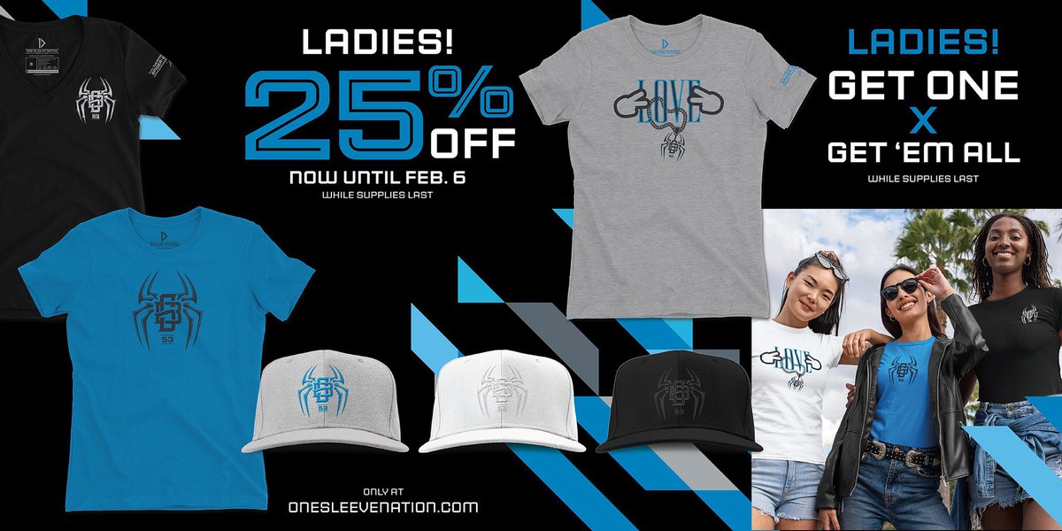 Onesleevenation's tweet photo. ICYMI 🕷 select @Fire_Burns99 items still on sale through the #ProBowl, don’t miss out! 

If you have purchased any of our items in the past, let us, and everyone else, know down below how much you loved it ⤵️ https://t.co/GTxUxebeyp