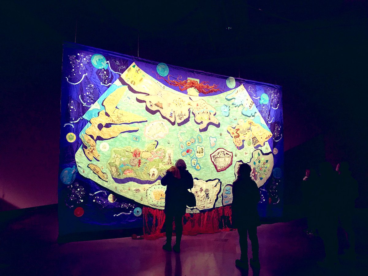 seoid's tweet photo. Finally got to @RuaRed to see The Map today. Felt like climbing into it in spite of all the horrors contained within. Maps must be explored. #wearethemap https://t.co/VBEgEXt4Df