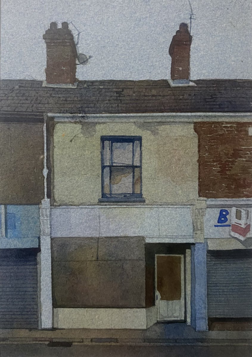 A tiny watercolour form Grimsby. Pasture Street (2014). #GreatGrimsbyDay