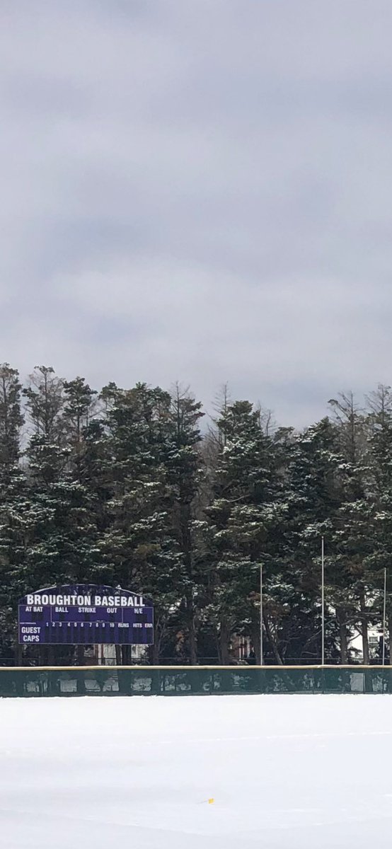 BroughtBaseball's tweet photo. Instead of Sko Caps, today it’s #SnoCaps https://t.co/4ABlXSfS6L
