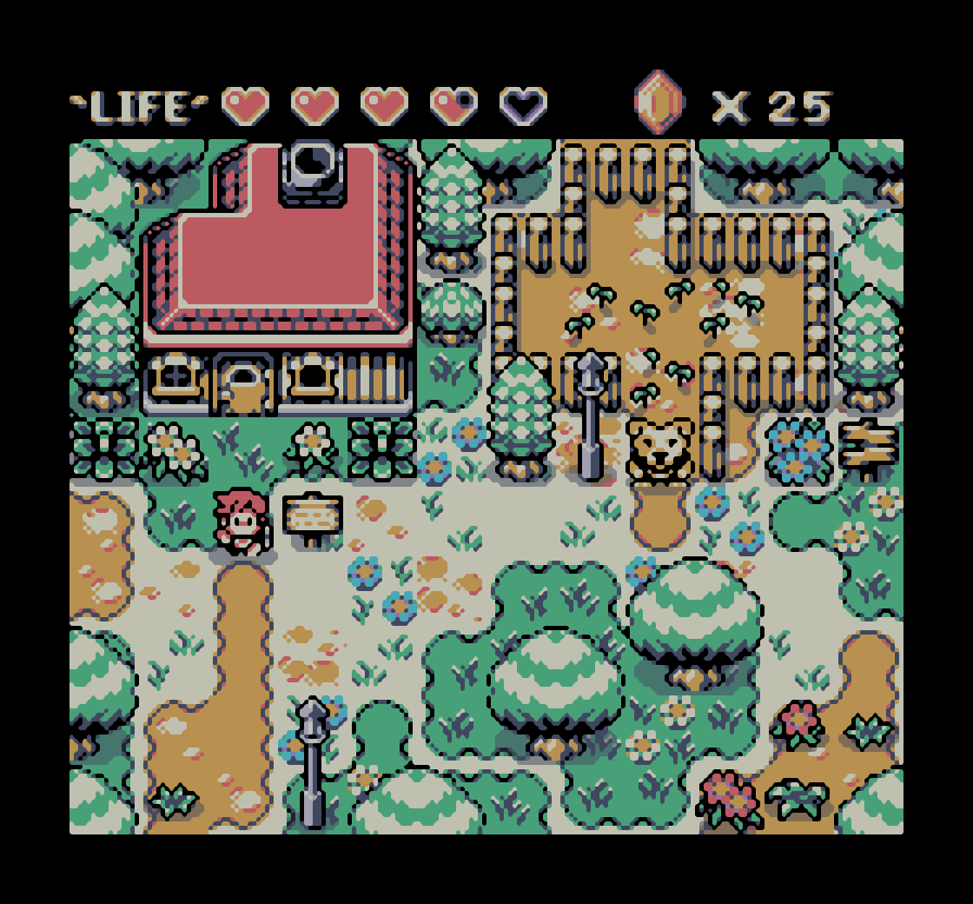 DaveyAlpaca's tweet image. I had to jump on the band wagon. This filter looks too hecking good and fun to not try out. Also some nice upgrades to this old tileset.
#pixel #pixelart #gameboy #gameboycolor #gamedev #indiegamedev