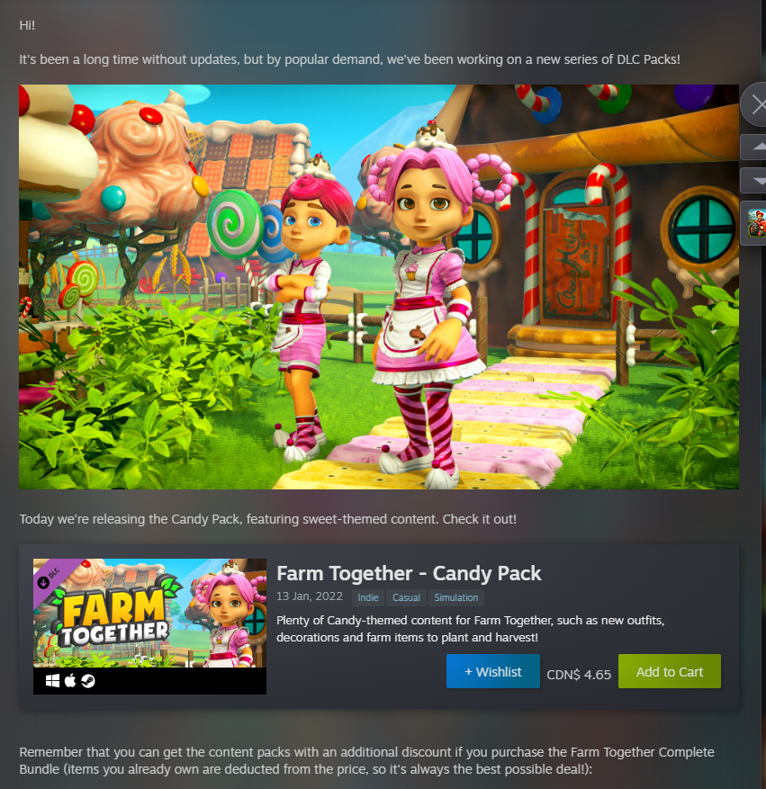KrystinPlays's tweet photo. OMG - OMG
FARM TOGETHER FINALLY HAS NEW DLC!!!
@ArsenGirl !!! and they are polling for NEXT THEME OMG https://t.co/06wENeKeTX