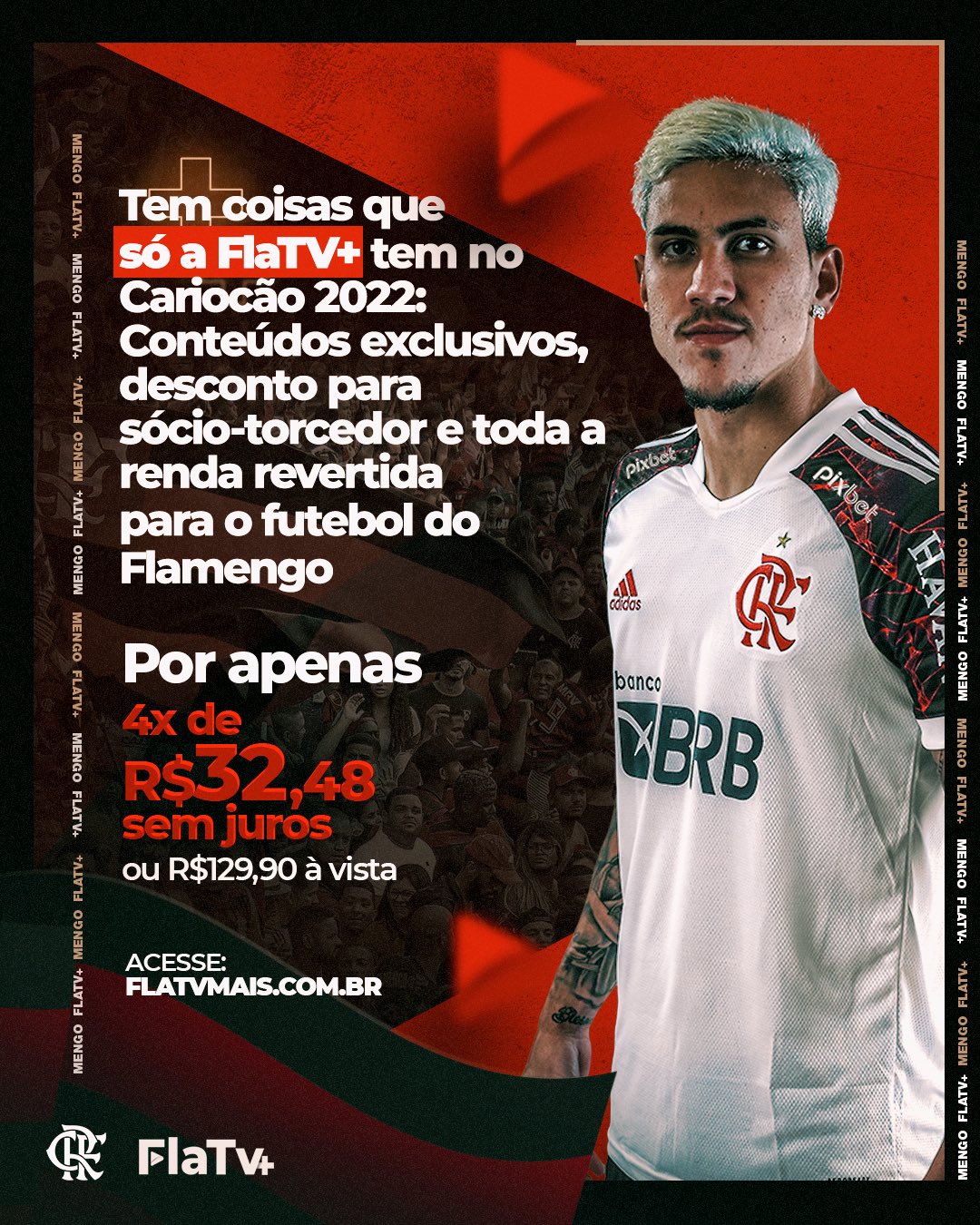 Flamengo on X: A FlaTV+ é a casa do Rubro-Negro no Cariocão 2022