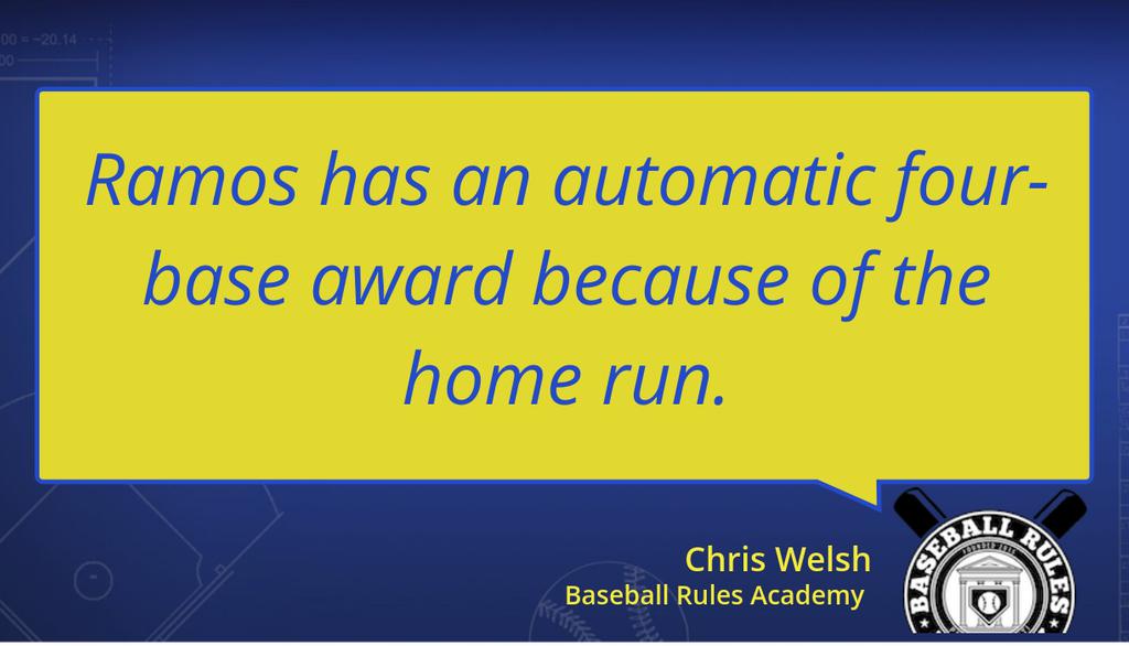 thinkpitch's tweet photo. How Does a Runner Miss 1B and Be Ruled Safe?
Read the full article: Batter Goes Deep then Fight Breaks Out During HR Trot
▸ https://t.co/RMopW8DhKk
#homerunfight #HRfight #fightbreaksout #baseballrulesacademy #AutomaticFourBaseAward #HomeRun #RulesGuyVideo #RamosSHomeRun https://t.co/svQyMGG0Ay