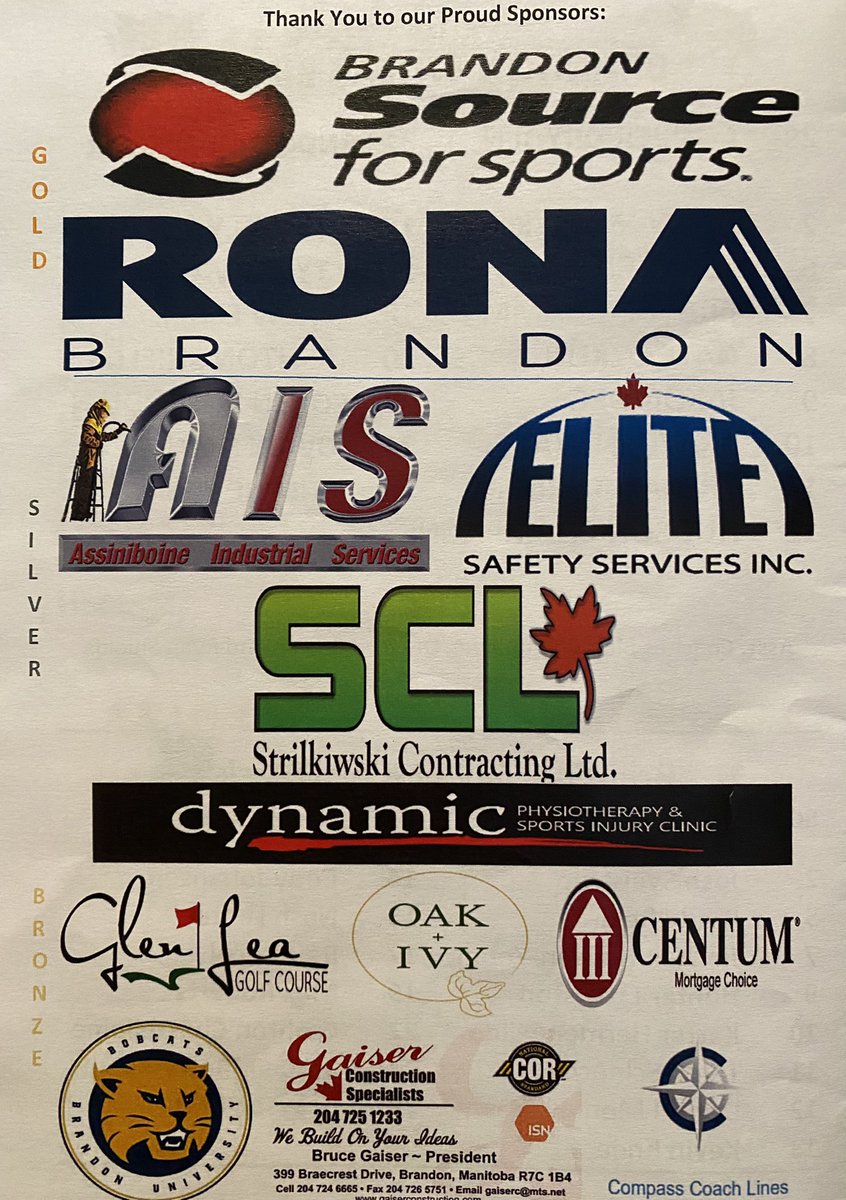 BWheatkings's tweet photo. A huge shout out to our Gold, Silver and Bronze level sponsors!!  Thanks for your support!! https://t.co/gGV8ZgKHdf