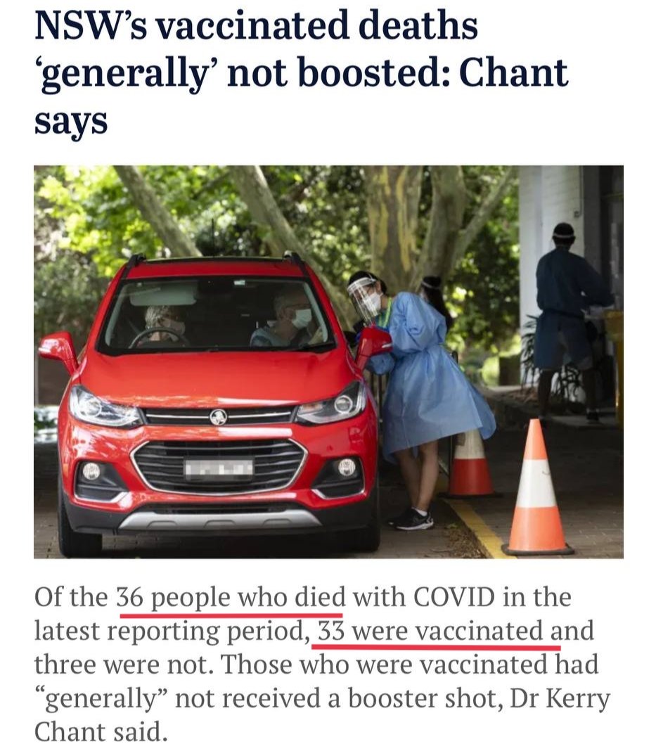 RayComfart's tweet photo. 95% effective❌
Prevents infection/transmission❌
Prevents hospitalisation ❌
Prevents Death❌
33/36 DEATHS WERE 💉💉

       Australian population-
                25,000,000
    💉Doses ordered before announcing or approving Boosters -         
               151,000,000 https://t.co/xSXjrlM3aL