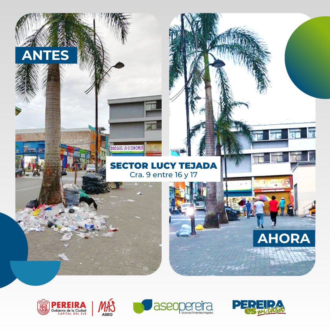 Limpiamos varias veces al día y obtenemos este resultado que ven en la imagen, pero, ¿Cuánto tiempo creen que dura así de limpio? #aseopereira #limpieza #culturaciudadana