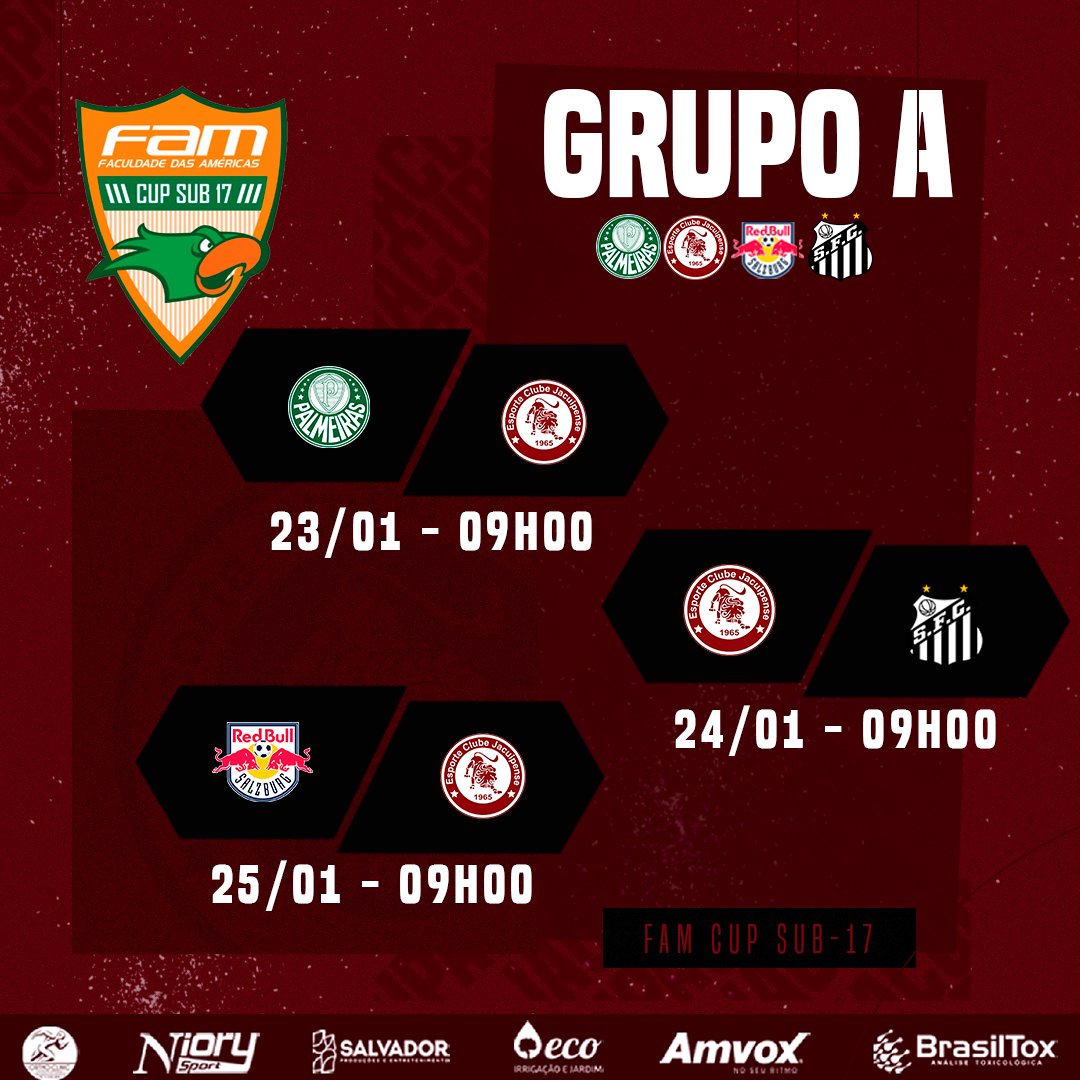 ecjacuipenseba's tweet photo. Partidas do Sub-17 na FAM Cup 🦜
#FAMCup #LeãoDoSisal #LeãoGrená #PraCimaJacupa https://t.co/3VODiBrOaY