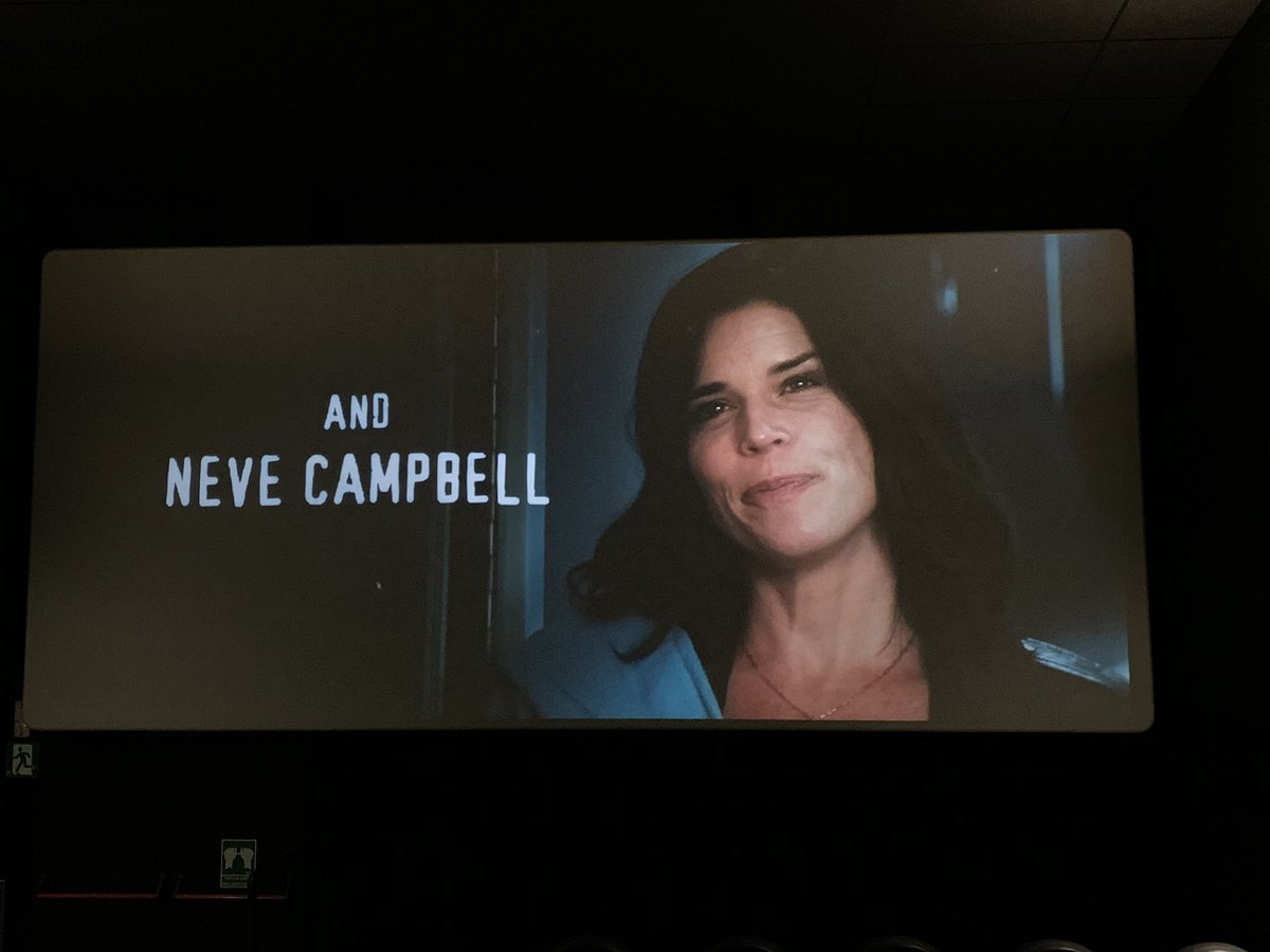 Sofyy_95's tweet photo. Acabo de salir del cine de ver @ScreamMovies por segunda vez!! Repetiría Mil Veces! Que maravilla de Película! Adoro al Trío Original 😍 #Scream #ScreamMovie @Scream_Spain https://t.co/CwG64gda51