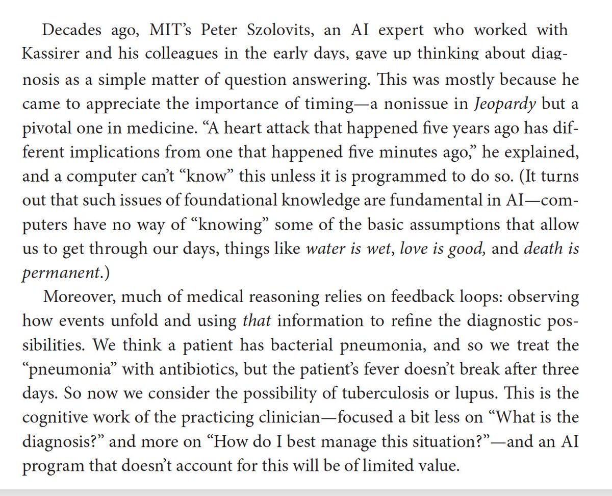 Bob_Wachter's tweet photo. Another "can't miss" digital health effort – @IBMWatson – is sold off, having never lived up to its hype. https://t.co/Ep36g3pH6P 
Even after its Jeopardy! victory, it was clear that medical diagnosis was a much tougher nut, as I described in my 2015 book "The Digital Doctor." https://t.co/UfzCCTb6KO