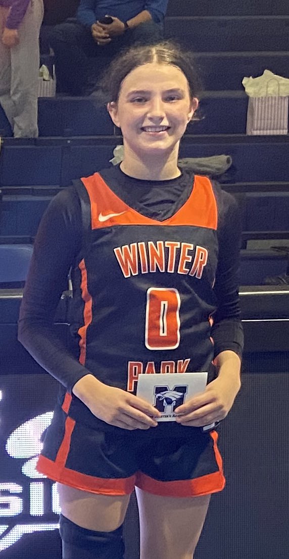 Reggie_Kohn's tweet photo. Game 1 #KHMC Winter Park defeats @TMAathletics 51-30. Player of the Game from WP was Mikayla Pittman who scored 19 points. @VarsityBuddy @osvarsity https://t.co/esdAoYJMNJ