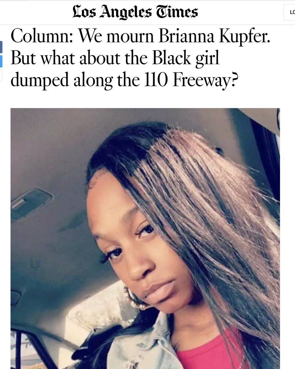 tariqnasheed's tweet image. A white woman was killed in LA, &amp;amp; they immediately found the suspect.  A 16 year old Black girl named #TioniTheus was found dead dumped on a freeway.. Not only are the police &amp;amp; white media NOT trying to solve this crime, they already started the &quot;she wasn&apos;t no angel&quot; narrative