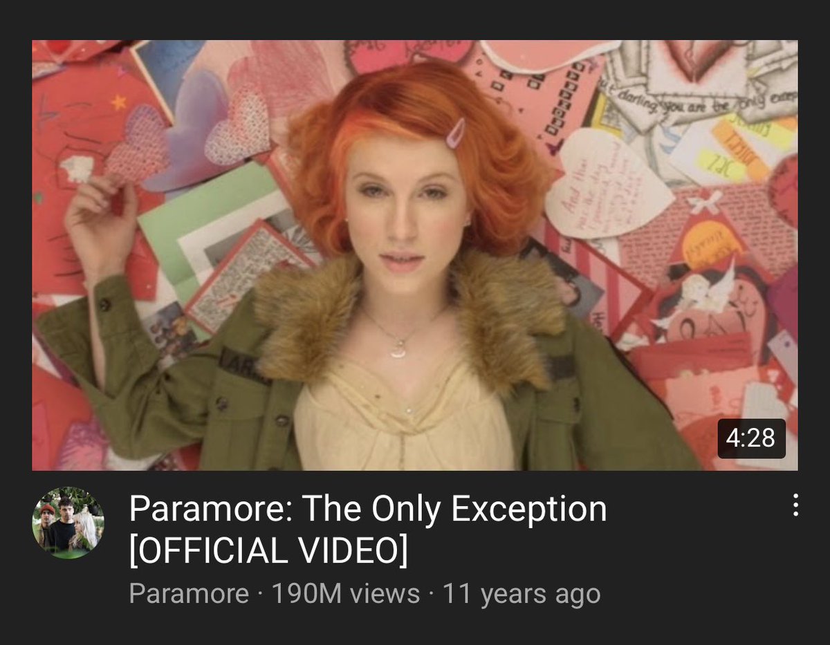 pov: you were raised by paramore