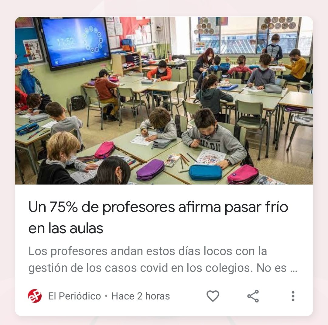 maestrodeciudad's tweet photo. Y el 25% restante no pasa frío en el aula porque está de baja. https://t.co/dmCE1LFRYX