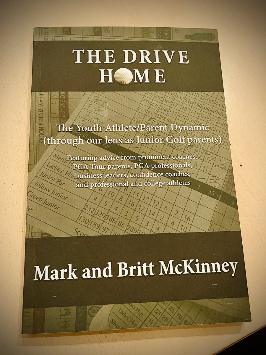 ChipBaker19's tweet photo. Grateful for the opportunity to contribute to โThe Drive Homeโ by Mark and Britt Mckinney. This book is a look through the lens of junior golf and their journey as a family. They share their advice for parents and families.
#thedrivehome #book #familyadvice #tsc #gogetit https://t.co/TBWDlXe6yH
