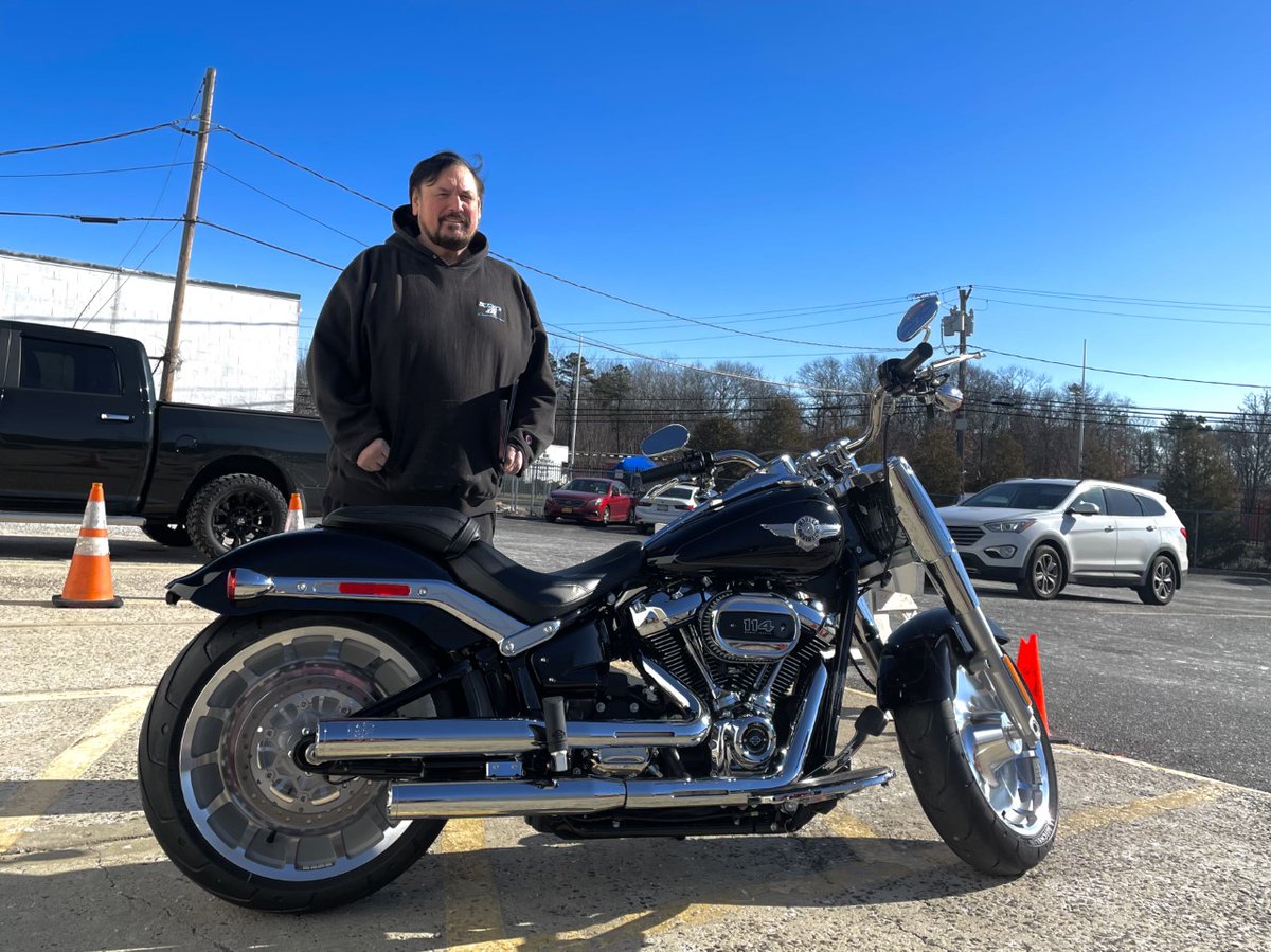 Congratulations Gary.  Thank you for purchasing your 2021 FLFBS Fat Boy.  Ride safe! <a href="/harleydavidson/">Harley-Davidson</a> @hdmuseum #harley #flfbs #ride