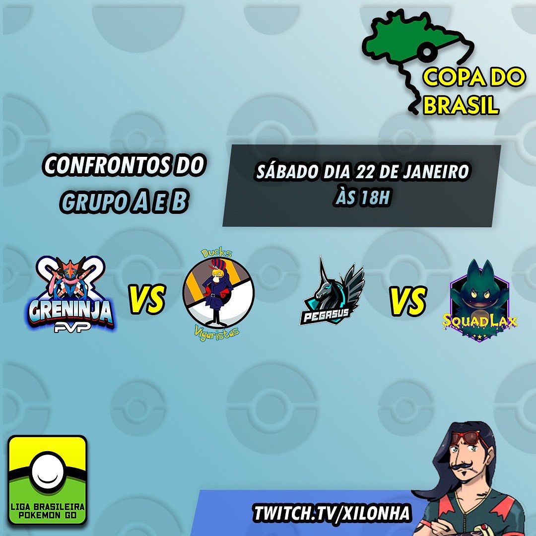 É hoje às 18h. Está dada a largada para a Copa do Brasil. Transmissão pelo Streamer Xilonha na Twitch. 

Twitch.tv/xilonhan