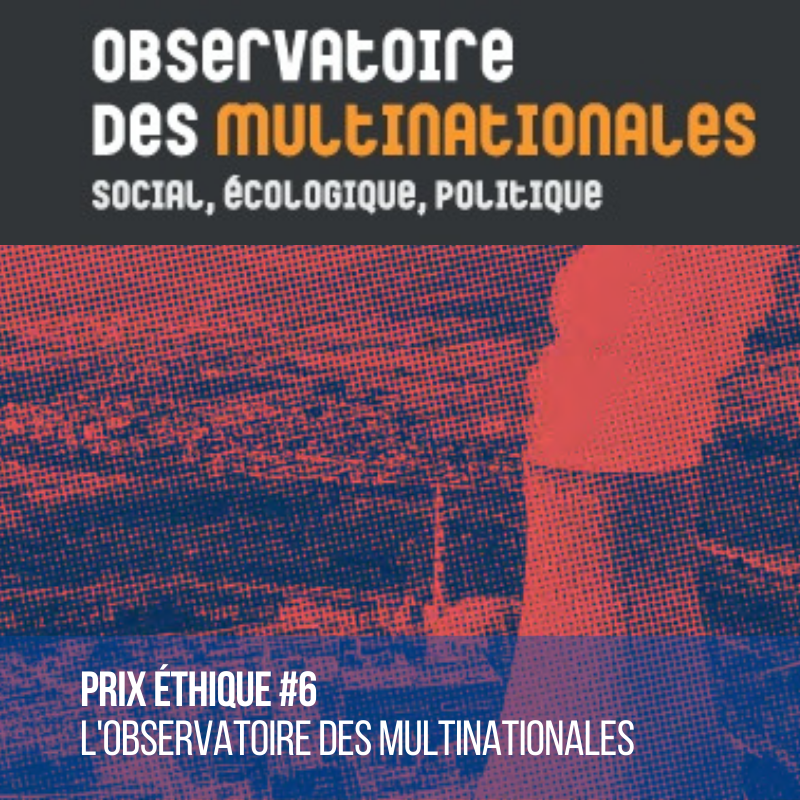 @MuratValerie #PrixÉthique L’observatoire @transnationales , pour son rapport sur une présidence de l’UE sous influence, révélant l’alignement du gouvernement français sur les intérêts des grandes entreprises. #PFUE2022