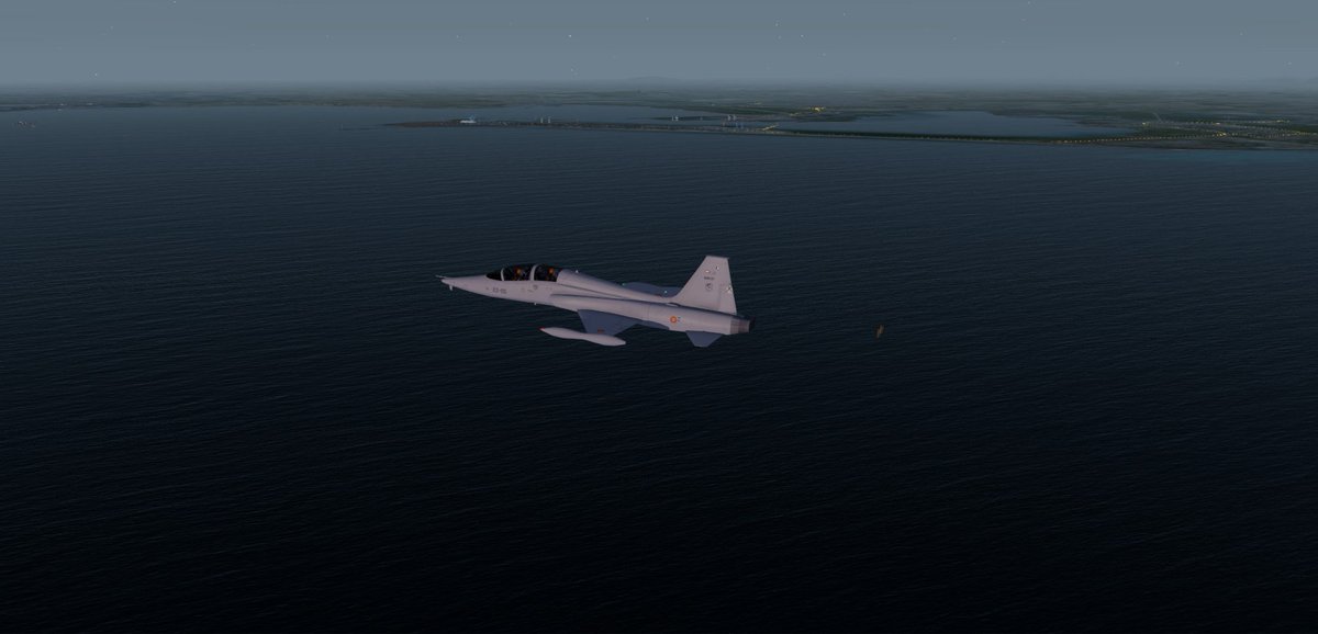 Ala23Virtual's tweet image. Visibilidad casi nula en #GMME nos hemos tenido que desviar al alternativo en #LERT Rota, mientras otro compi de maniobras en la #LED26 #F5 #T38A #Ala23 #Ala23Virtual @IVAOES @IVAOMorocco @MilvizInc