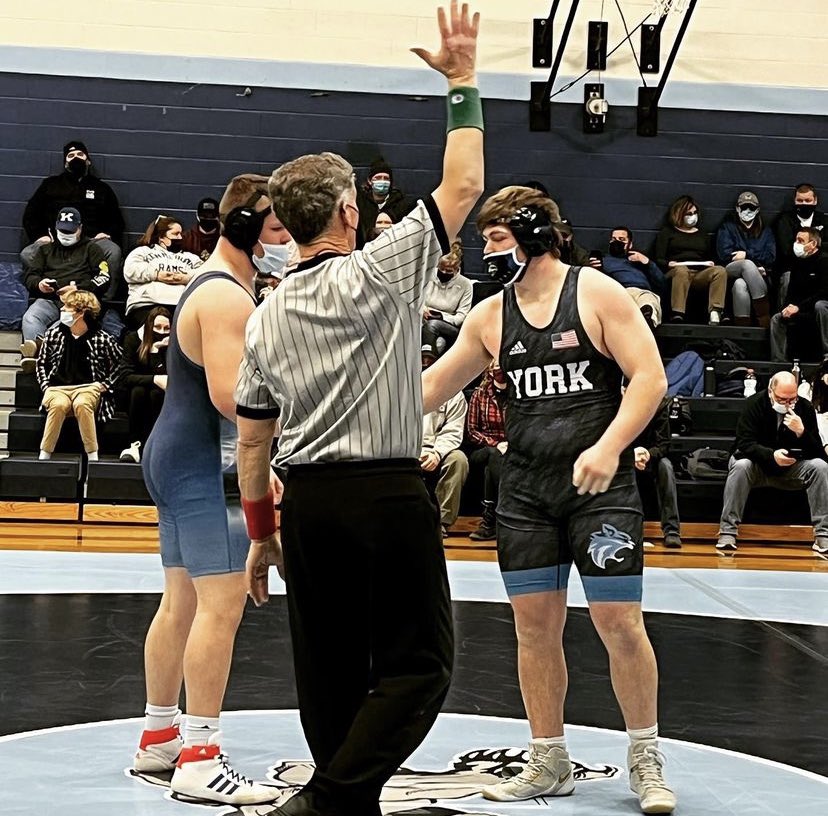 test Twitter Media - Congrats to senior Will Orso on his 100th career win today at the Hammerhead Duals in York. Will joins an exclusive club as the 12th Wildcat to achieve 100 W’s! 3x state Champ Billy Gauthier YHS’10 leads with 147 🐾@YHSWrestler @JayPinceSMG #VarsityMaine @TLee_WMTW @DaveEidWGME https://t.co/esjAvdikLa
