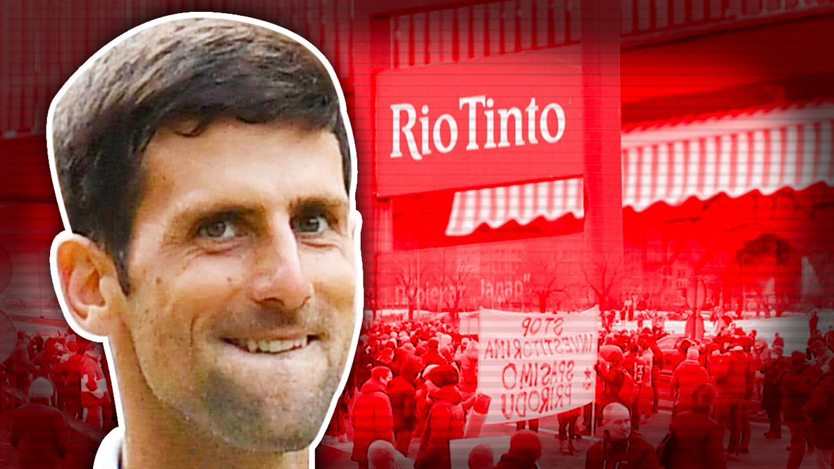 ReportaDigital's tweet photo. Serbia CANCELA la licencia al gigante minero australiano Rio Tinto tras el fiasco de Djokovic. Golpe a los planes de la australiana en lograr ser el mayor proveedor de litio de Europa

Gobierno australiano enfureció a Serbia al deportar al #1 del mundo, Novak Djokovic. 

🧵Sigue https://t.co/2WURb4ZKjX