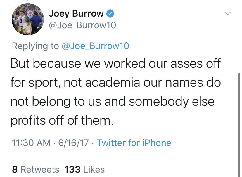 CDCarter13's tweet photo. congrats to socialist king joseph burrow https://t.co/kBKJJ4Q9kP