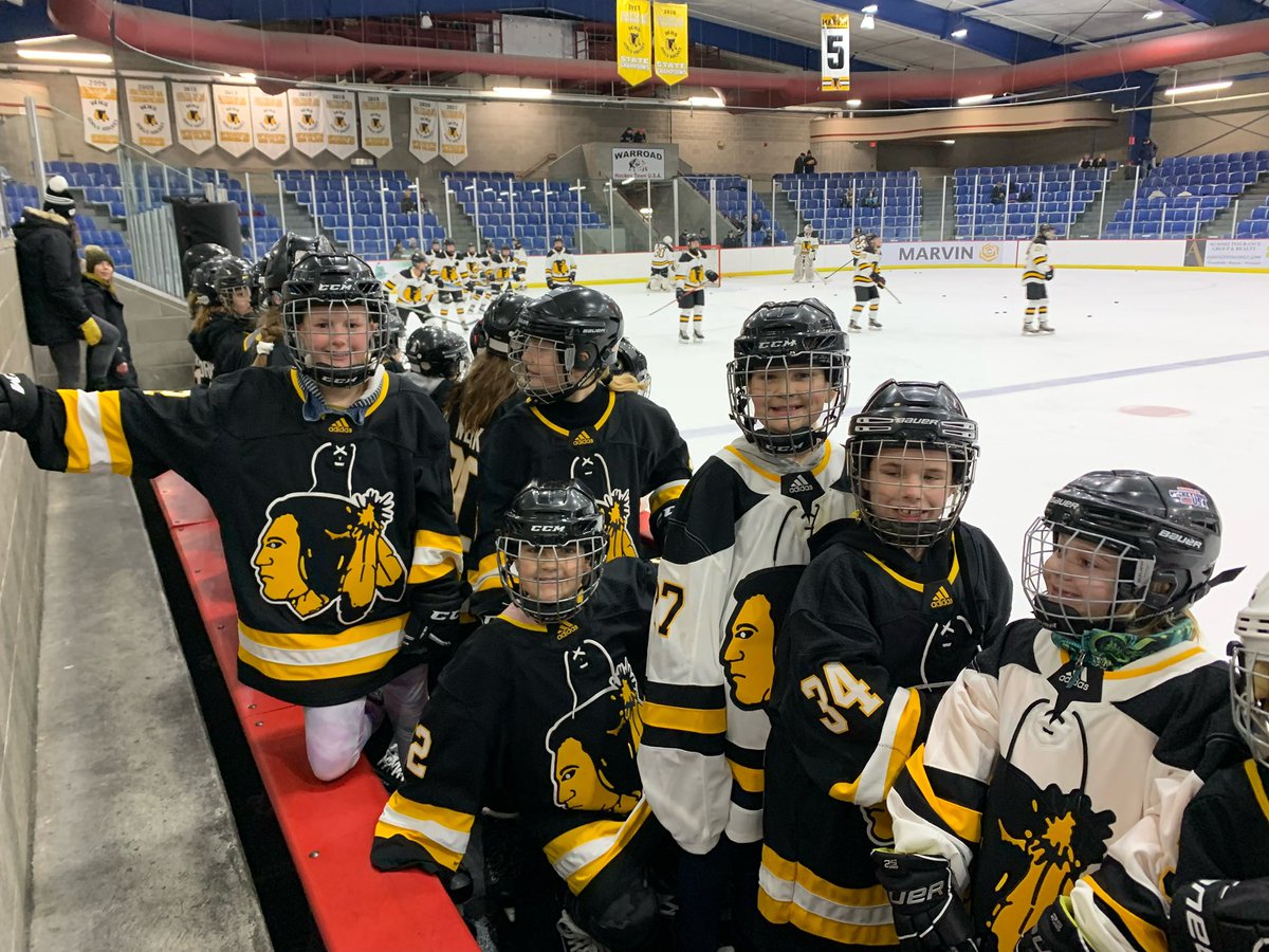 Lady_Warriors00's tweet photo. Our buddies had a BLAST, and so did we!! From watching warmups, all the way to a couple falls during announcements…the Warriors and their buddies had a great time!🖤💛
#buddynight #WeLoveOurLittleWarriors https://t.co/Bvifj7vfUL
