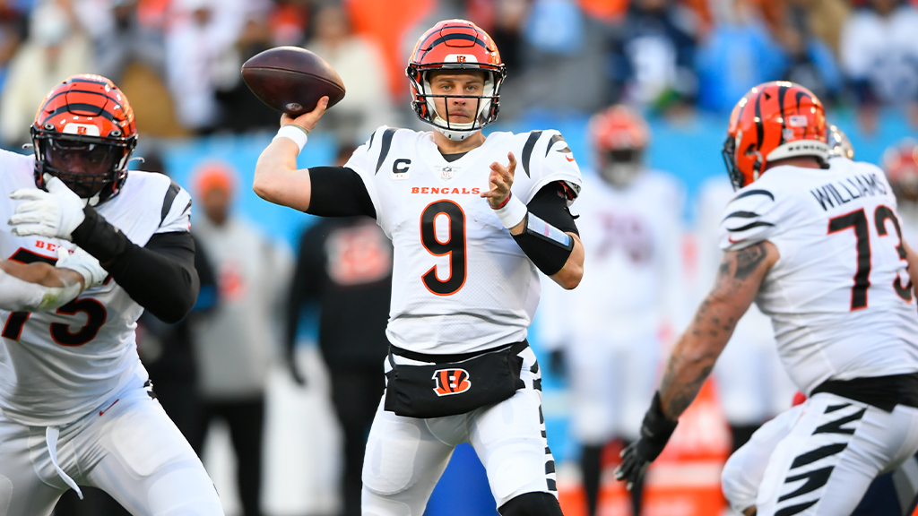 AroundTheNFL's tweet photo. 𝗕𝗥𝗘𝗔𝗞𝗜𝗡𝗚: Cincinnati Bengals advance to the AFC Championship Game with a 19-16 win over the Tennessee Titans in the Divisional Round

https://t.co/r1tT2736ci https://t.co/3Bfd1wXkrg
