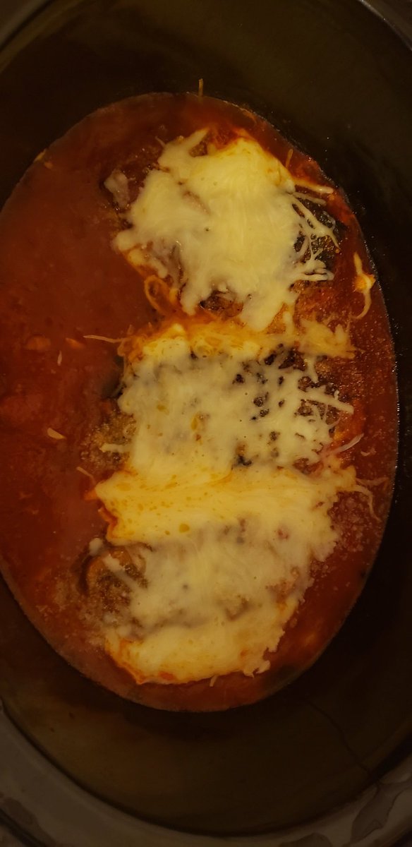 VORTEXJeff's tweet photo. Today on #SlowCookerSaturday chicken parmesan https://t.co/RdRMlG6D3Y