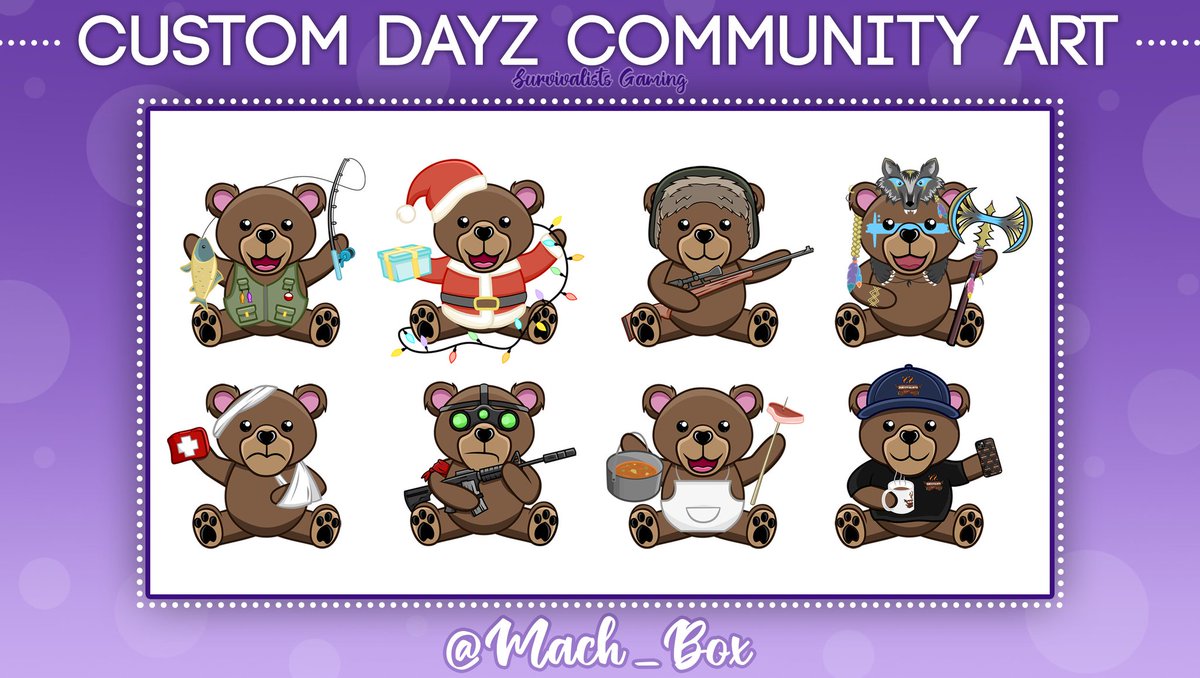 MatchhBox's tweet photo. Custom @DayZ Community mascot art for the legends over at @_Survivalists 💛

✨ Commissions open ✨
Feel free to dm me https://t.co/mlx6Fod1Br