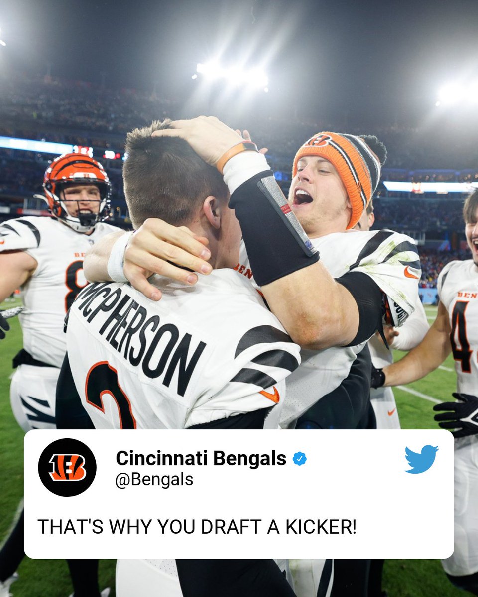 espn's tweet photo. LET 'EM KNOW @Bengals 😤 https://t.co/82yfFqkxVH
