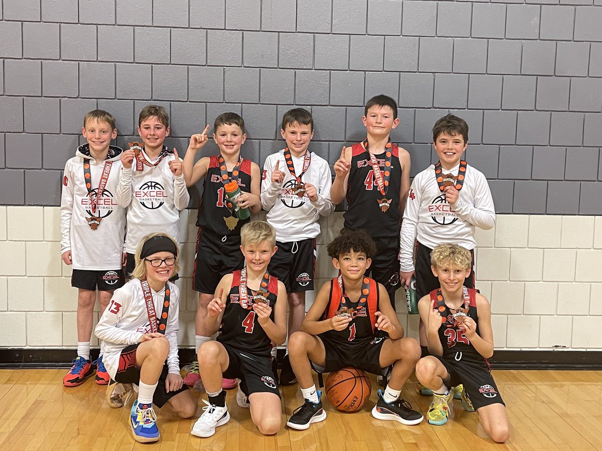 ExcelIowa's tweet image. 4th Grade Excel Red won the Alley Oop Jamboree in Cedar Falls, playing up in 5th Grade division.  Great work, boys!