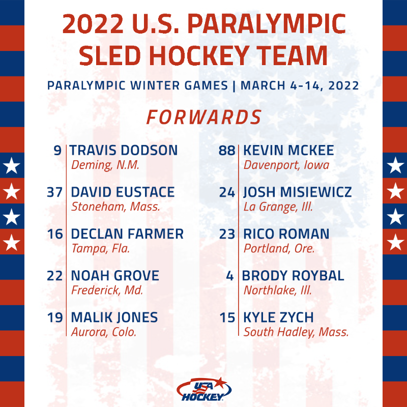 usahockey's tweet photo. SQUAD! 🇺🇸

#WinterParalympics | @TeamUSA