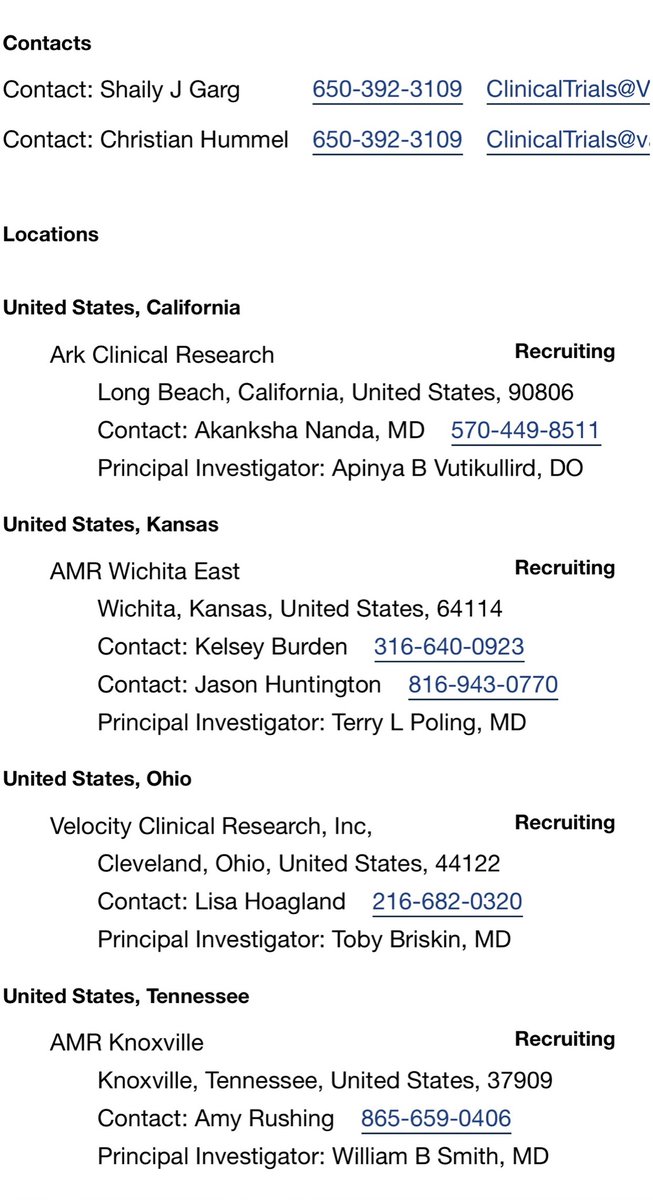 <a href="/VaxartNation/">VaxartNation</a> In case anyone is interested in trying a better solution, please check out <a href="/Vaxart/">Vaxart</a>’s COVID 💊 vaccine &amp; booster. They are currently recruiting 896 participants for the Phase 2 trials.

For more information contact: ClinicalTrials@Vaxart.com 
or 
Visit: clinicaltrials.gov/ct2/show/NCT05…