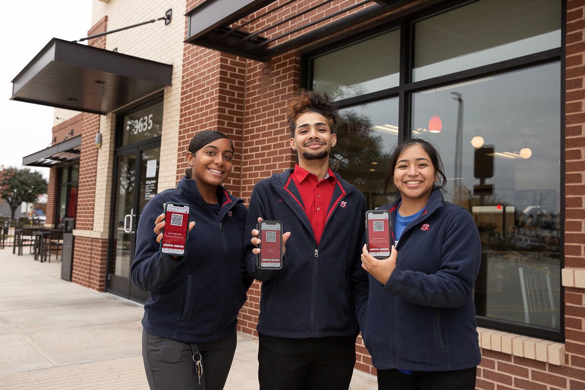 cfa1960walters's tweet photo. Are you a Chick-fil-A One app member? When you join our tiered membership program, you can start earning points every time you order the food you love. ❤️
Ready to join? Create your account today:
https://t.co/Ooums7S255
#chickfila #cfa1960walters #freechickfila https://t.co/YqCEalWzjo