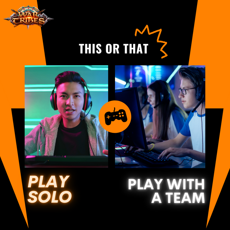 waroftribes's tweet photo. ⚔️ Playing with a team can be very fun and make the gameplay easier because you have other people to support you.
Do you prefer to play solo or with a team? Tell us in the comments! 👇
#WarOfTribes #OnlineMMORPG #GameMatch #PlaySolo #TeamPlay #GameTeam #Gamer ThisOrThat https://t.co/R9V2uwqa6g